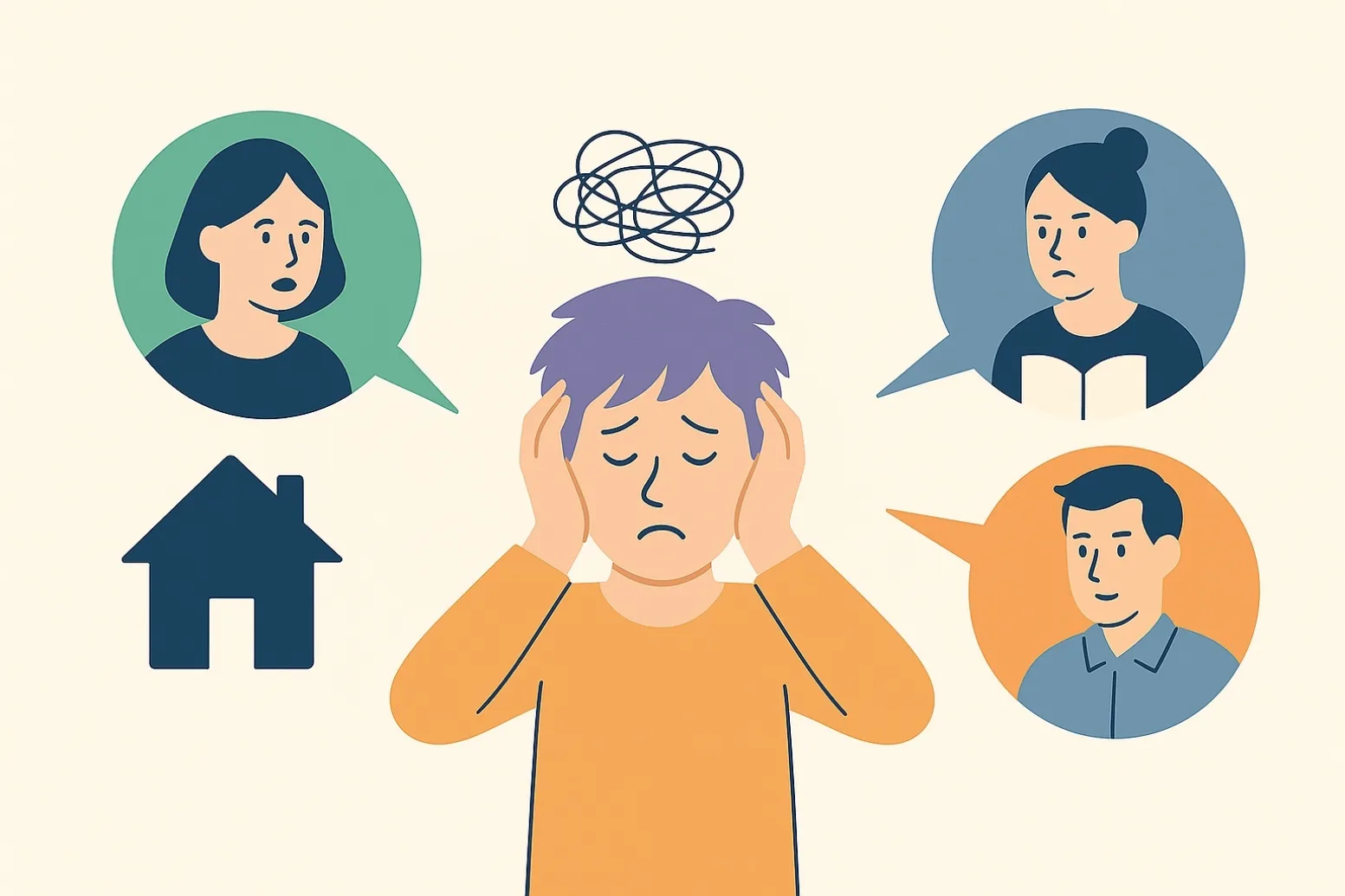 Vurderinger av ADHD vansker Illustrasjon Chat GPT
